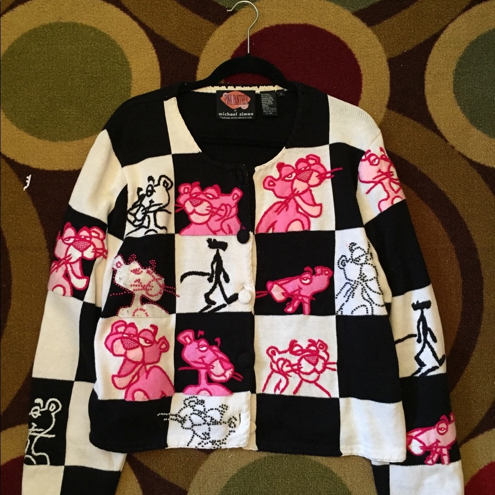 Pink Panther Vintage Sweater